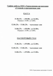 График работы на День России